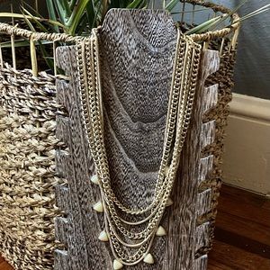 Stunning layered gold necklace